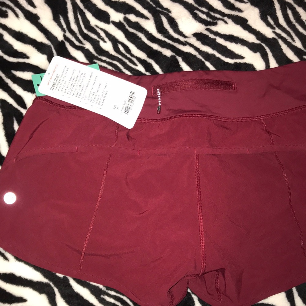 NWT Lululemon speed short